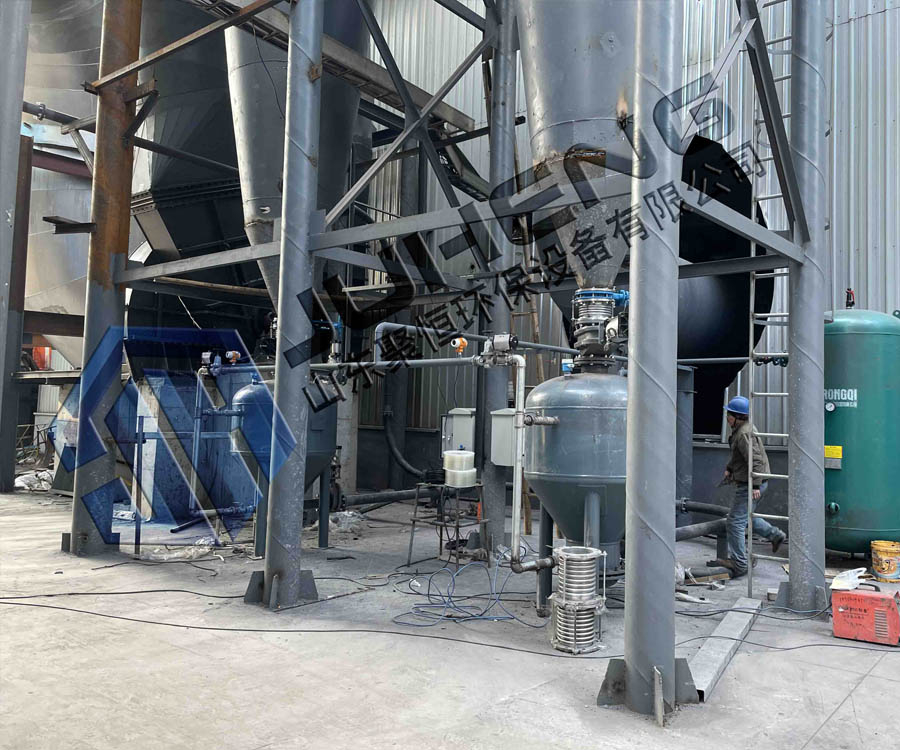 濰坊客戶氣力輸送系統(tǒng)安裝